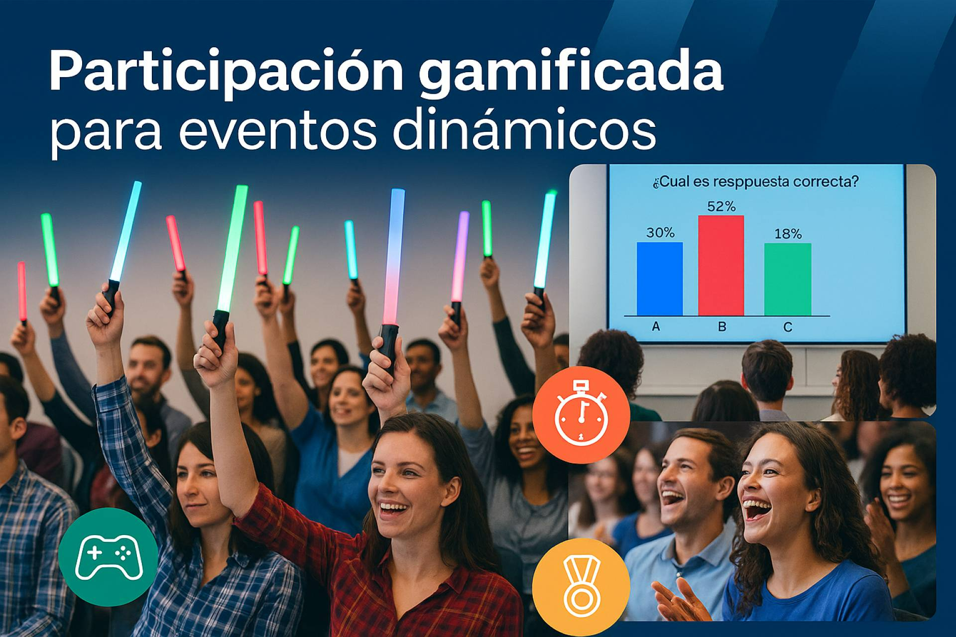 Tecnología visual de Custom Vote transforma la votación en congresos médicos